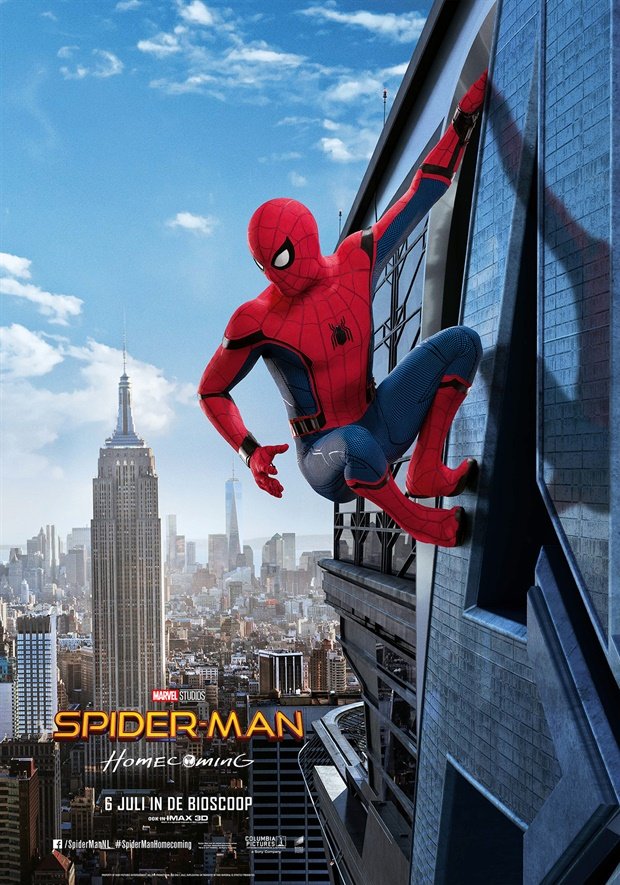 Spiderman op het dak bij Pathé - Breda City App