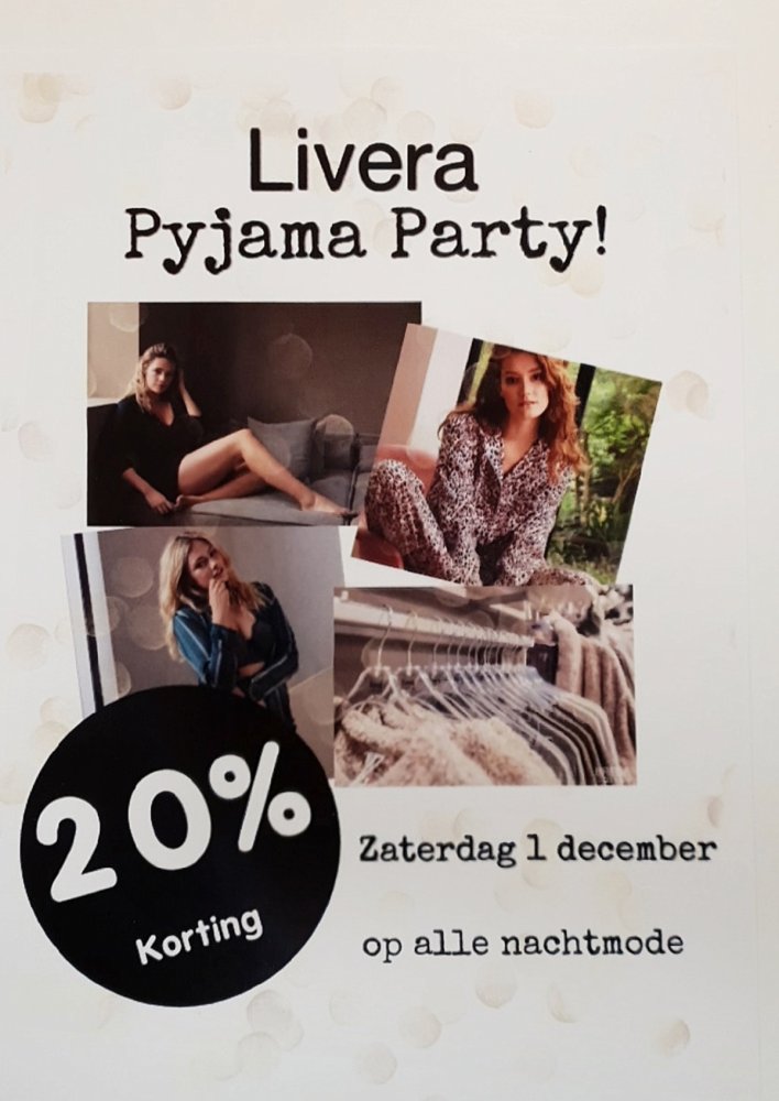 Klik Wolk Verschillende goederen Pyjama party bij Livera Breda centrum - Breda City App